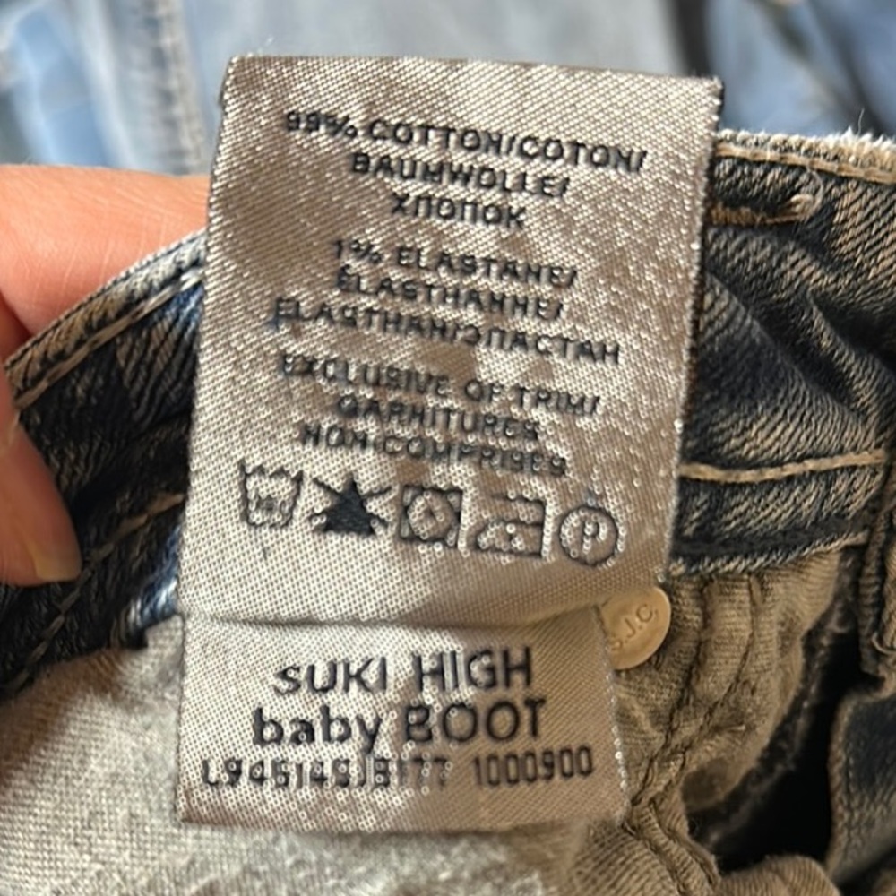Silver Jeans Co. Suki High Baby Boot W32 L33 Medium Wash Stretch Denim - Picture 7 of 7